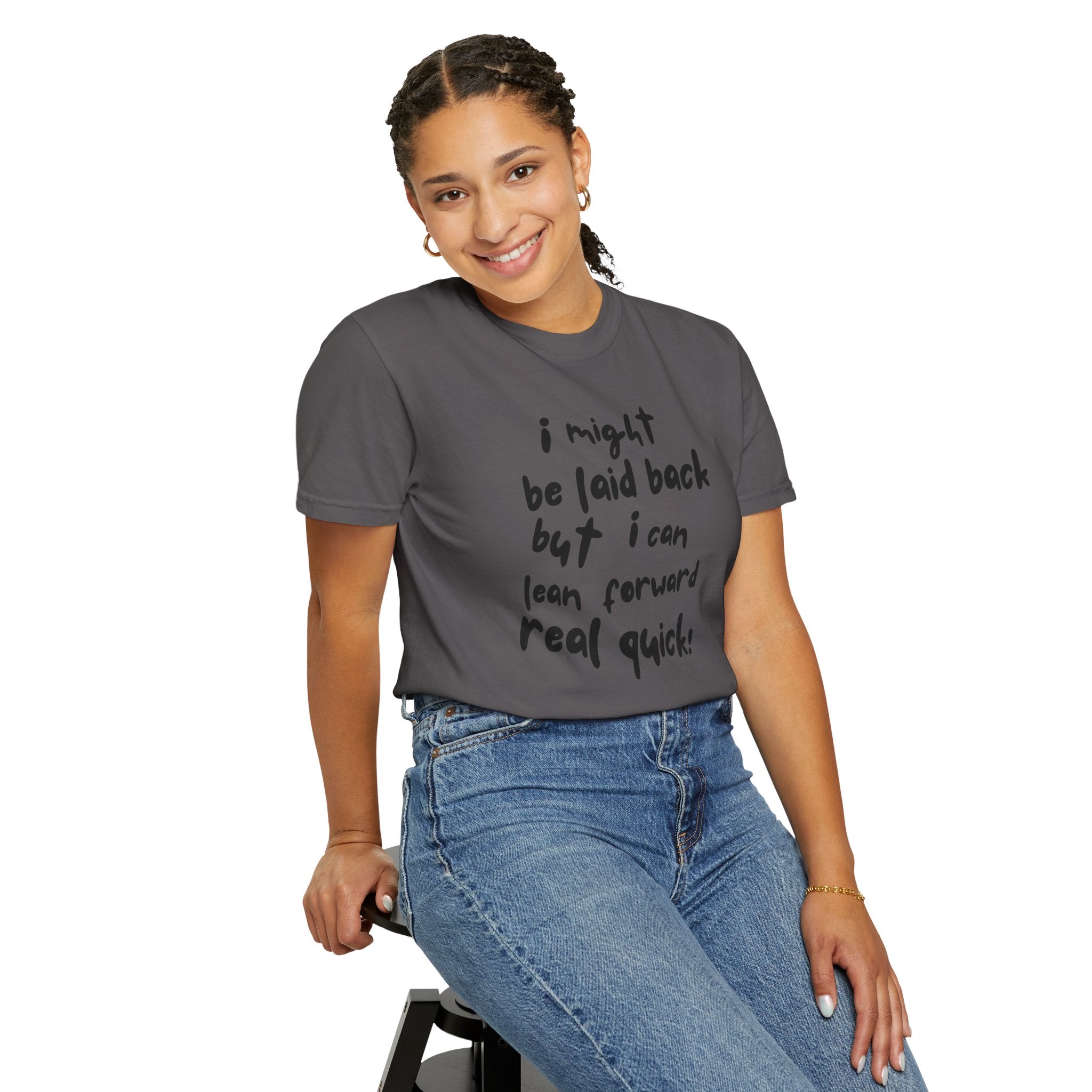 Laid Back Vibe T-Shirt, Relaxed Fit Tee, Casual Wear, Gift for Friends, Trendy Statement Shirt, Everyday Comfort