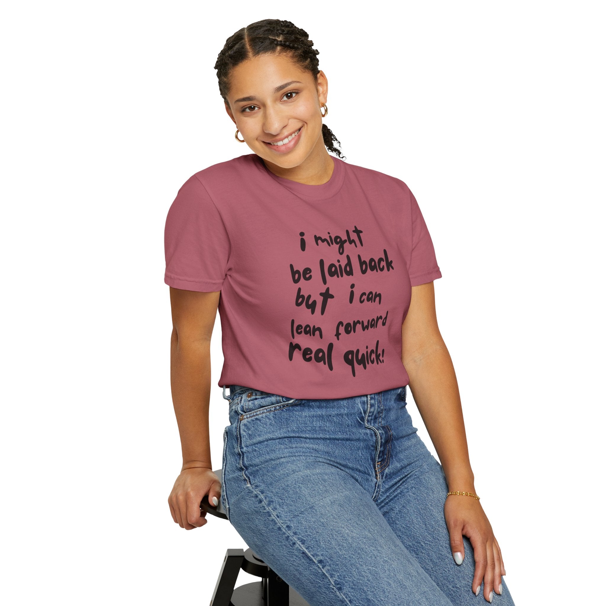 Laid Back Vibe T-Shirt, Relaxed Fit Tee, Casual Wear, Gift for Friends, Trendy Statement Shirt, Everyday Comfort