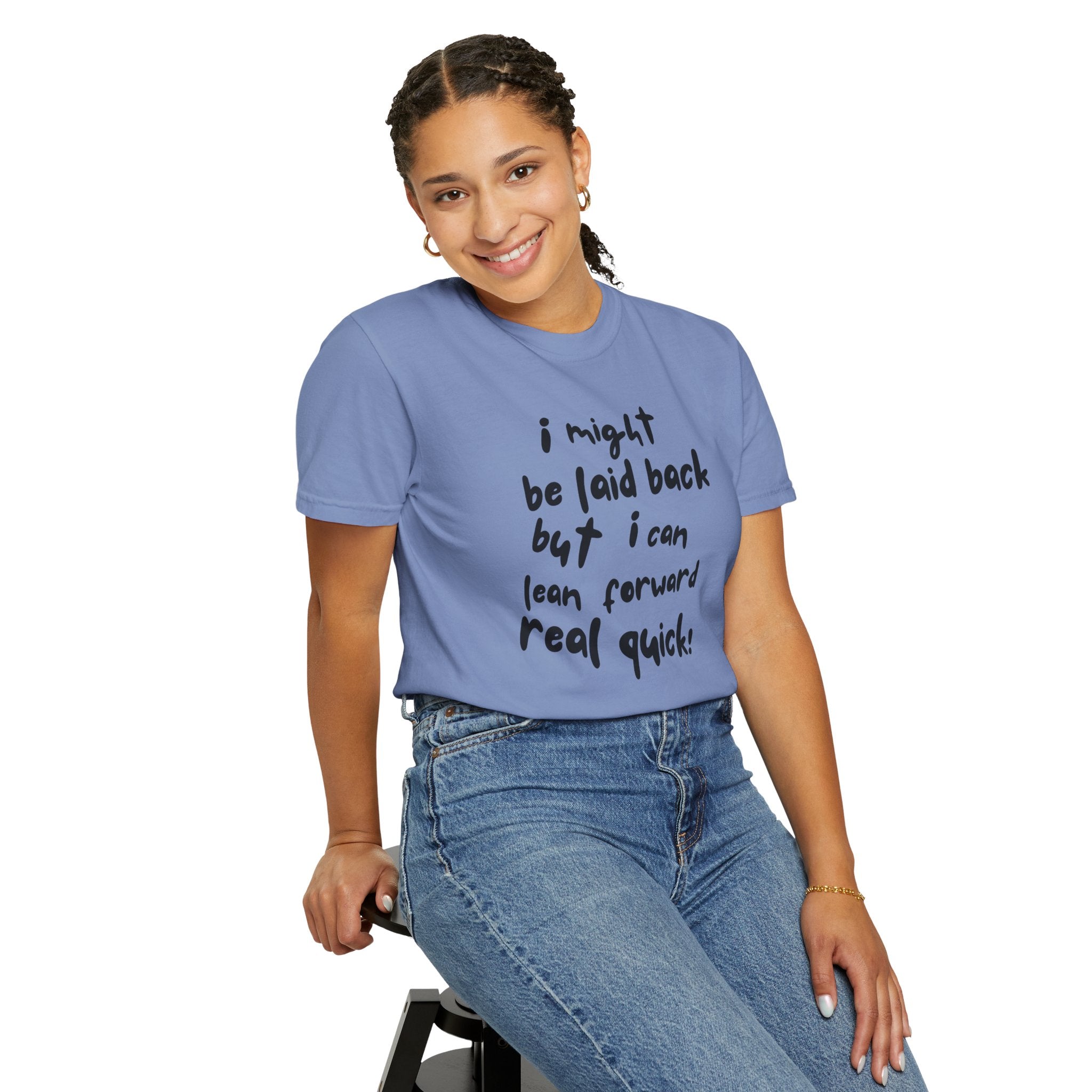 Laid Back Vibe T-Shirt, Relaxed Fit Tee, Casual Wear, Gift for Friends, Trendy Statement Shirt, Everyday Comfort