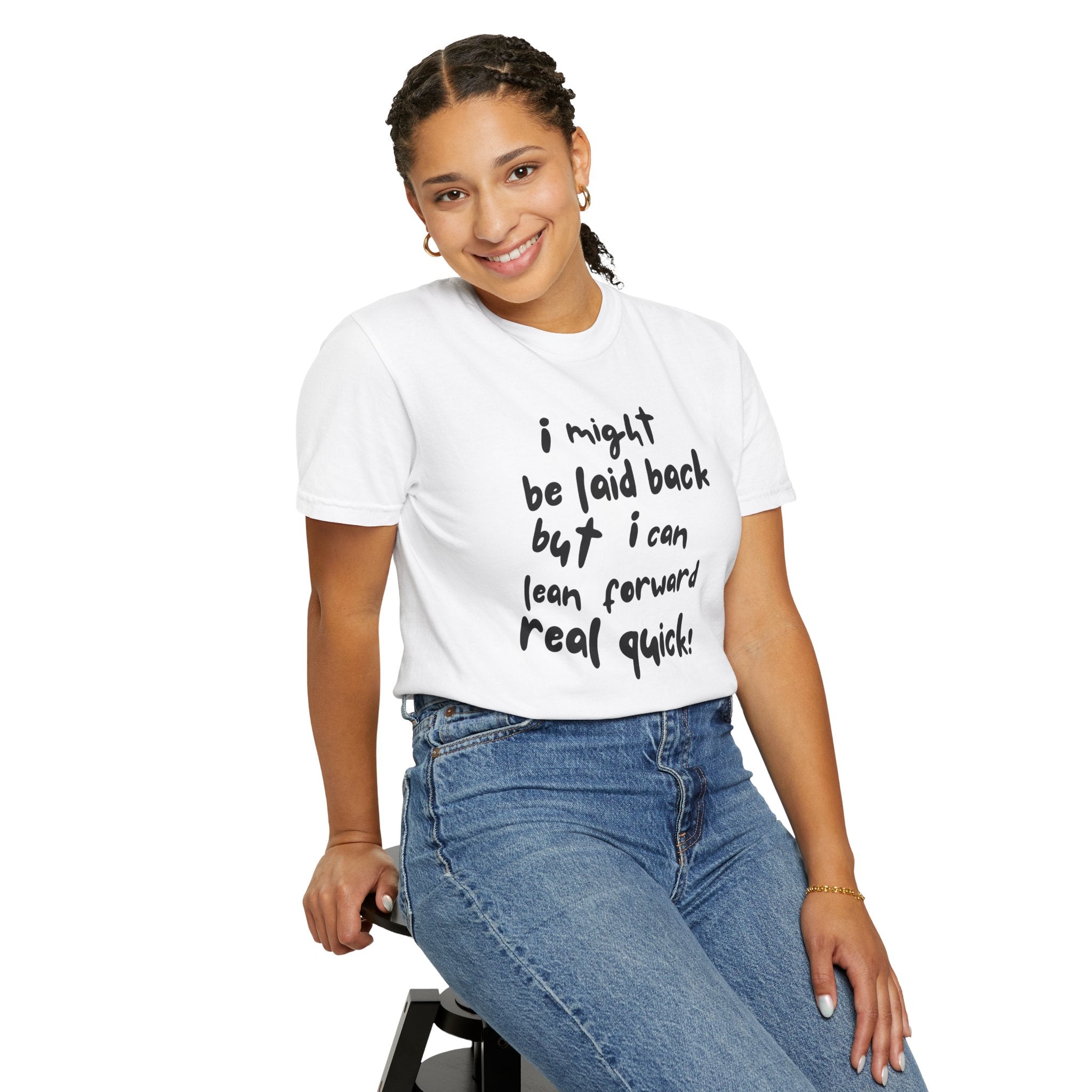 Laid Back Vibe T-Shirt, Relaxed Fit Tee, Casual Wear, Gift for Friends, Trendy Statement Shirt, Everyday Comfort