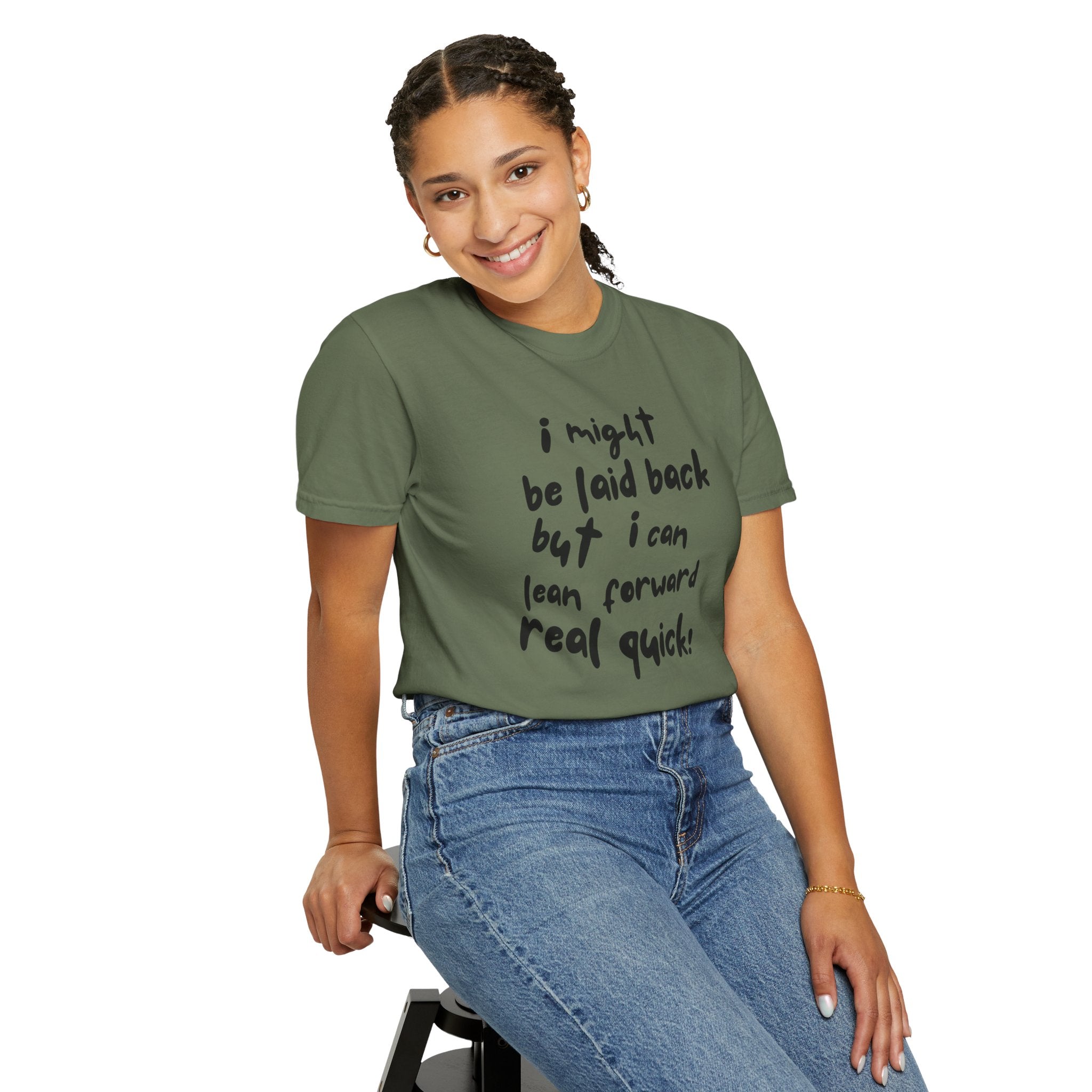 Laid Back Vibe T-Shirt, Relaxed Fit Tee, Casual Wear, Gift for Friends, Trendy Statement Shirt, Everyday Comfort