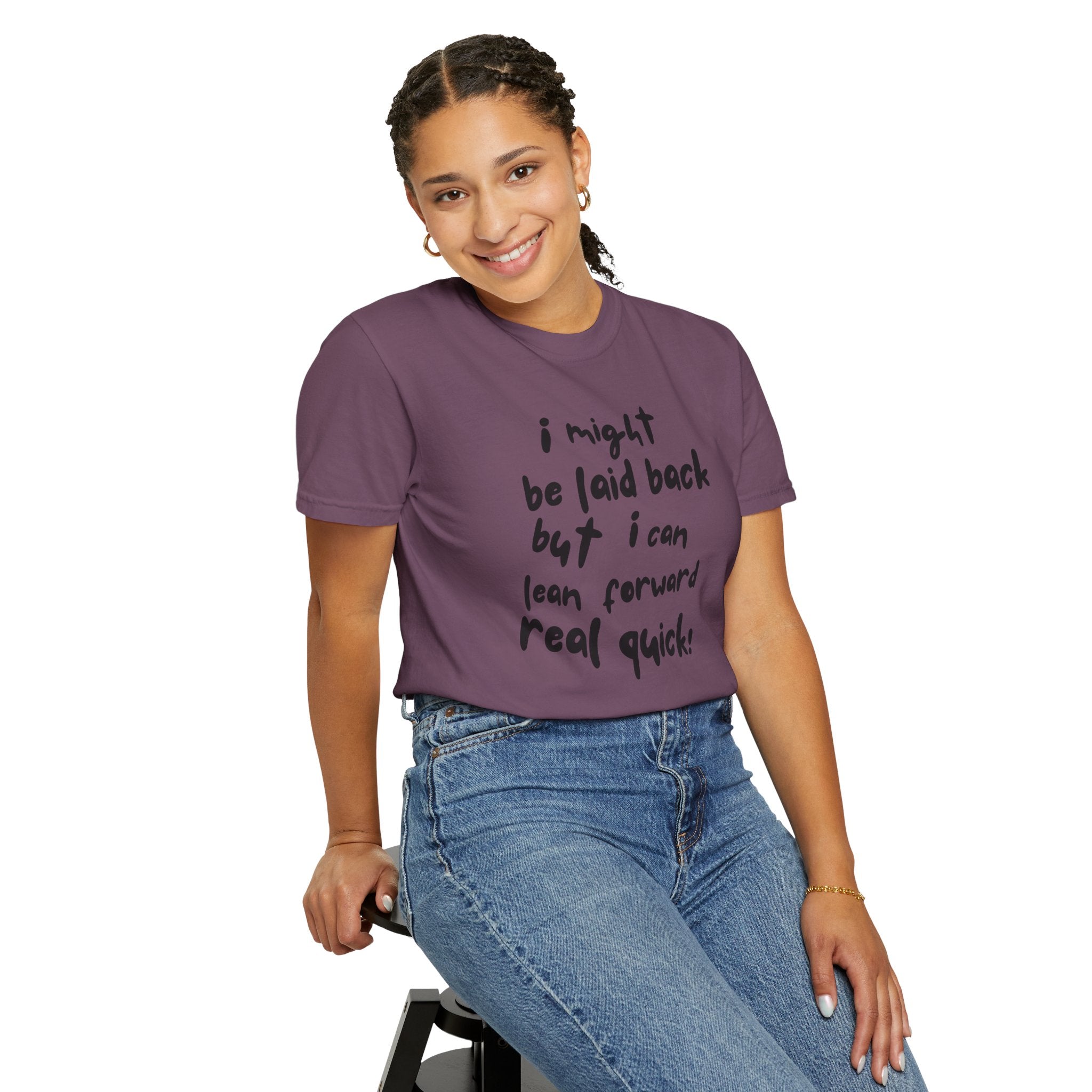 Laid Back Vibe T-Shirt, Relaxed Fit Tee, Casual Wear, Gift for Friends, Trendy Statement Shirt, Everyday Comfort