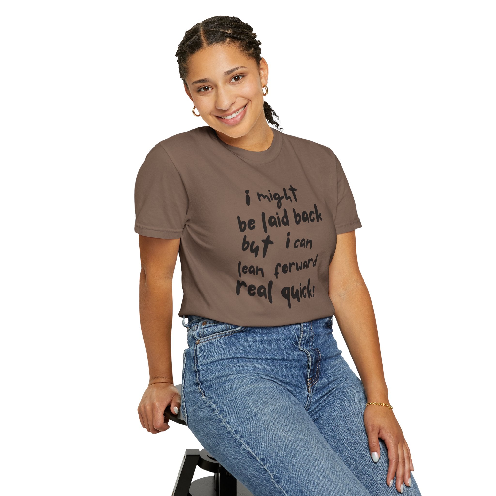 Laid Back Vibe T-Shirt, Relaxed Fit Tee, Casual Wear, Gift for Friends, Trendy Statement Shirt, Everyday Comfort