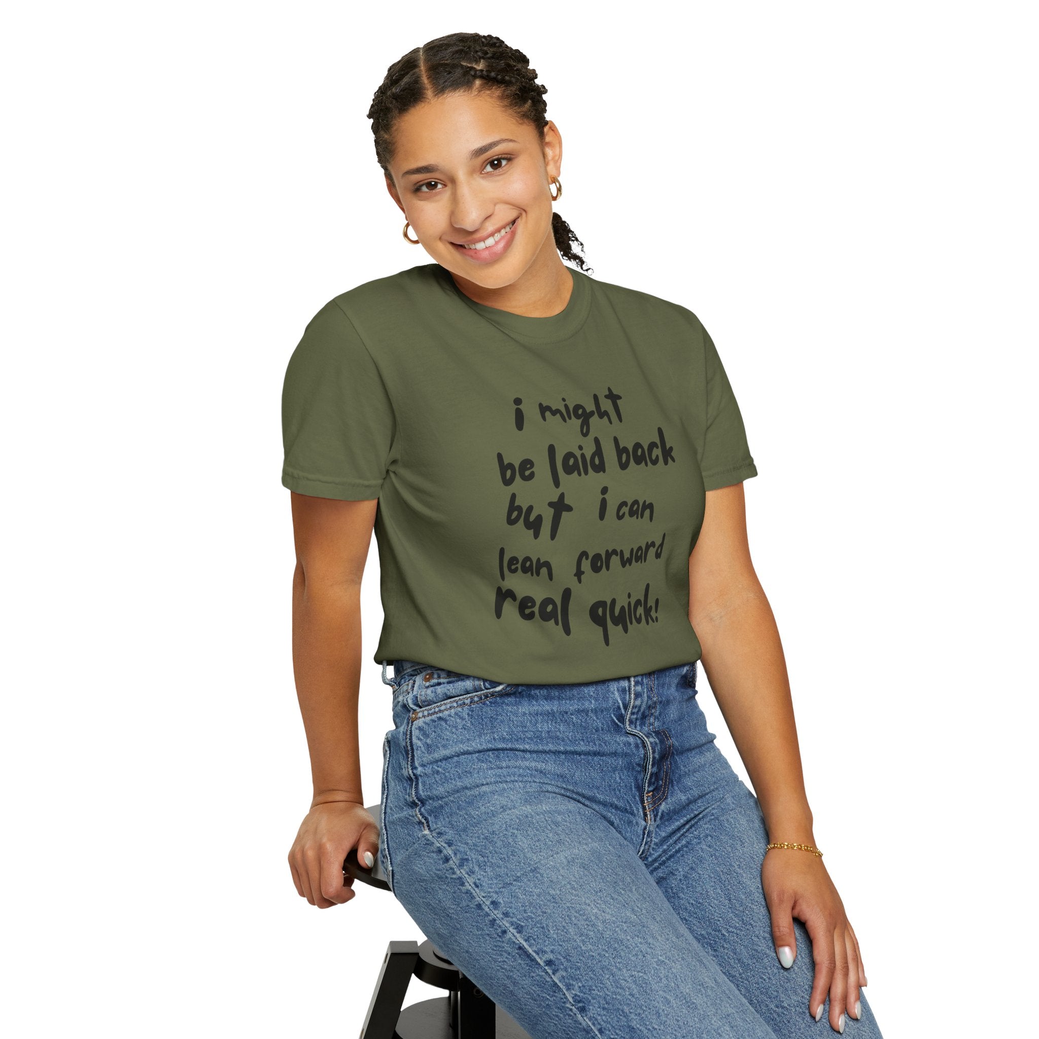 Laid Back Vibe T-Shirt, Relaxed Fit Tee, Casual Wear, Gift for Friends, Trendy Statement Shirt, Everyday Comfort