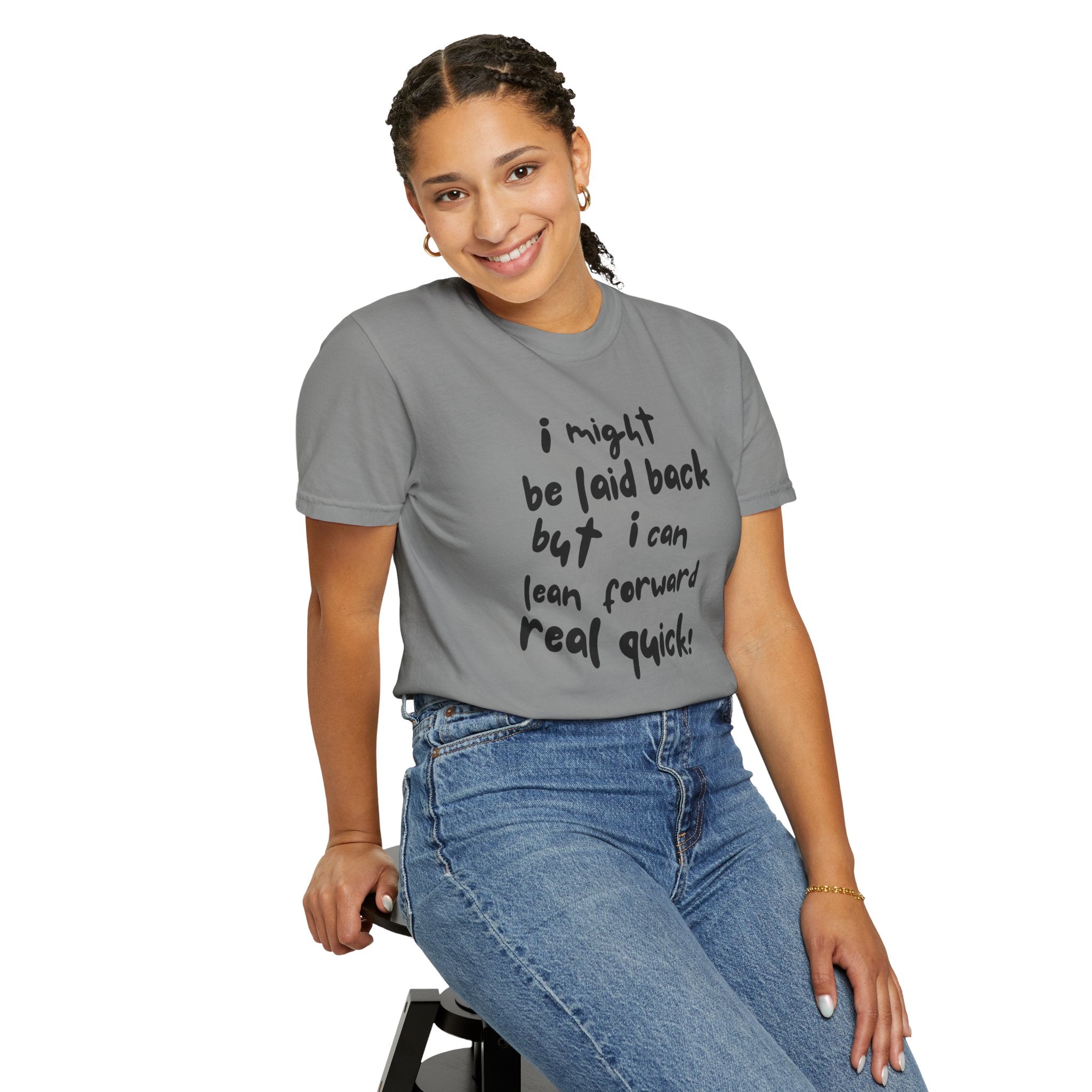 Laid Back Vibe T-Shirt, Relaxed Fit Tee, Casual Wear, Gift for Friends, Trendy Statement Shirt, Everyday Comfort