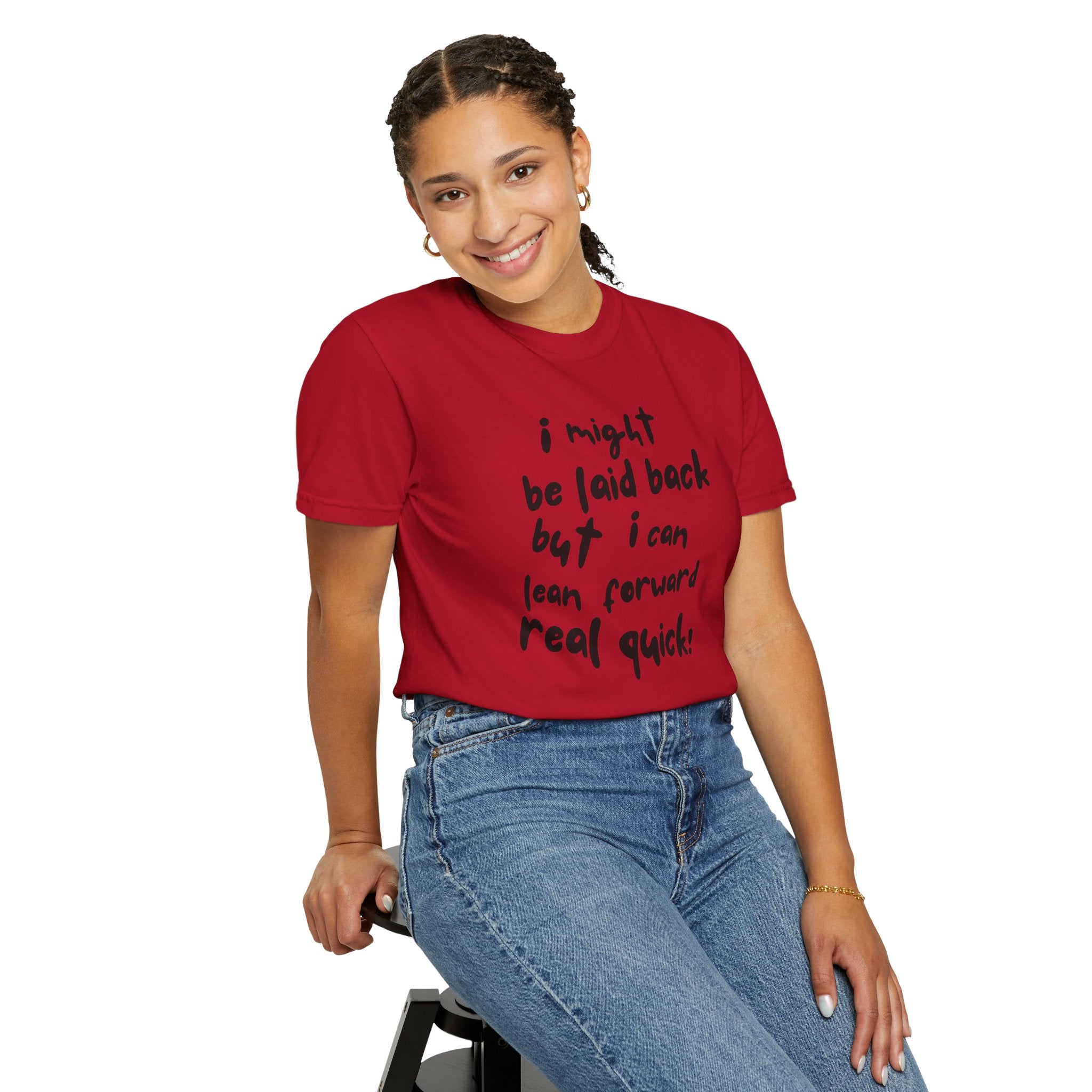 Laid Back Vibe T-Shirt, Relaxed Fit Tee, Casual Wear, Gift for Friends, Trendy Statement Shirt, Everyday Comfort