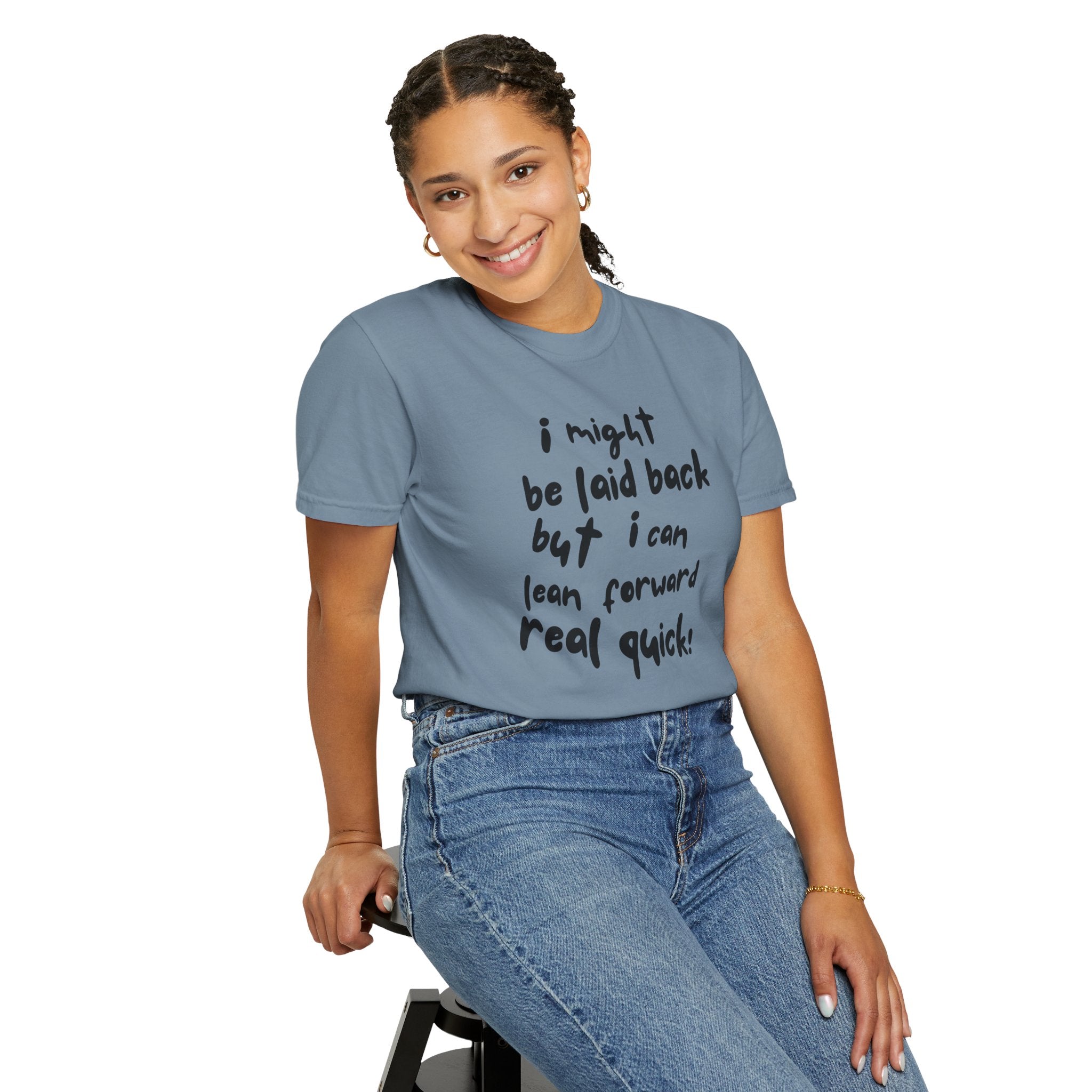 Laid Back Vibe T-Shirt, Relaxed Fit Tee, Casual Wear, Gift for Friends, Trendy Statement Shirt, Everyday Comfort