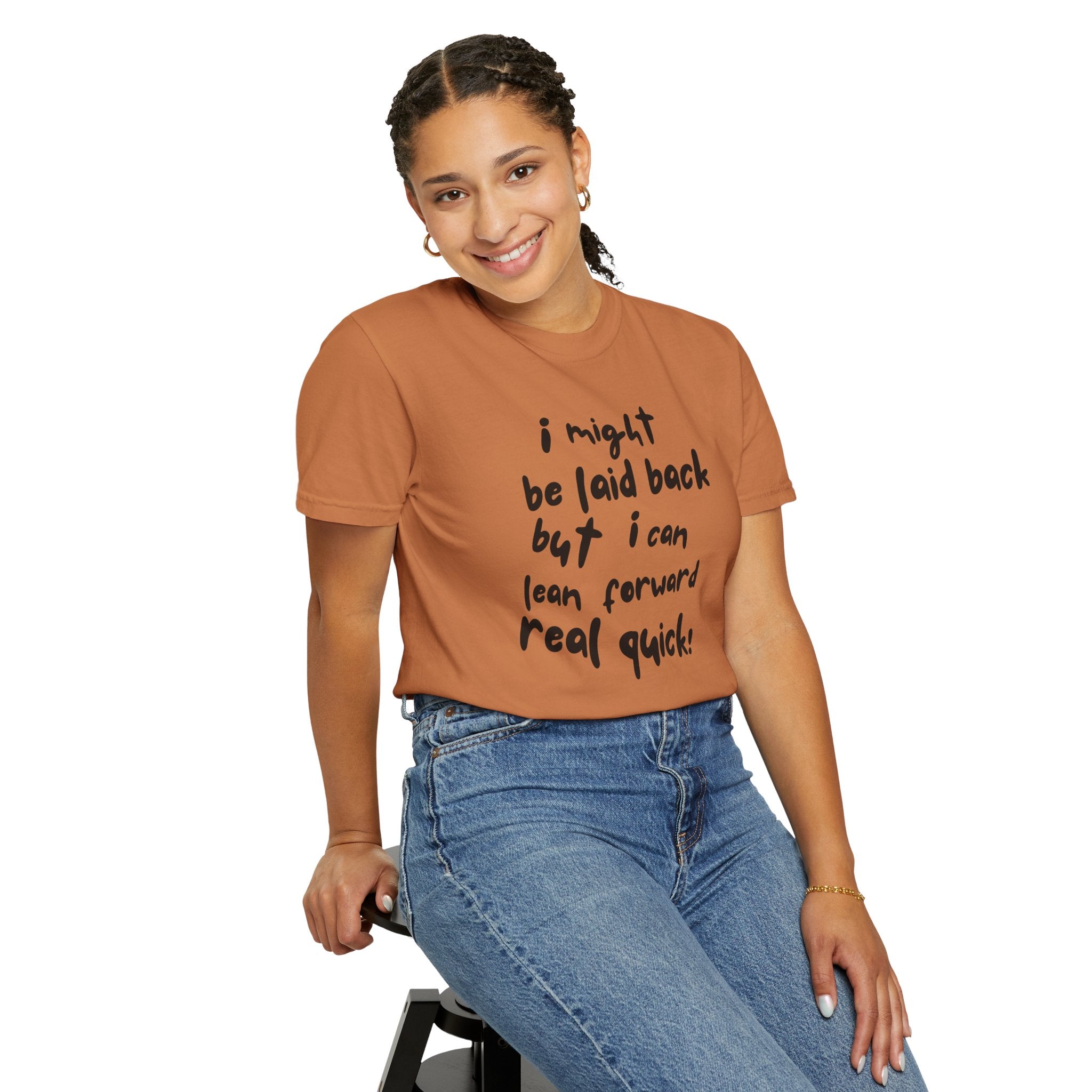 Laid Back Vibe T-Shirt, Relaxed Fit Tee, Casual Wear, Gift for Friends, Trendy Statement Shirt, Everyday Comfort